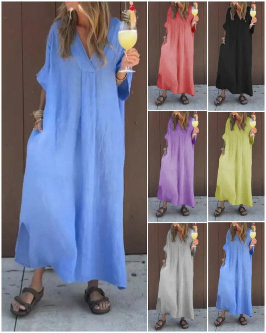 NewArrival🌸Elegancka sukienka damska z dekoltem w szpic