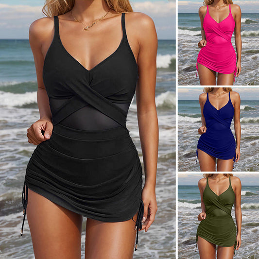 Αμιγές σέξι μαγιό με πλέγμα