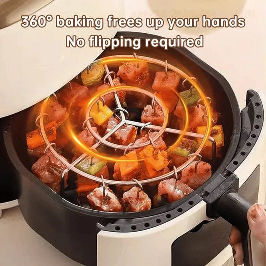 ⏳Ειδική προσφορά περιορισμένης διάρκειας🔥🥩Σχάρα ψησίματος για φριτέζα αέρα + δωρεάν γάντια ανθεκτικά στη θερμότητα  🍤