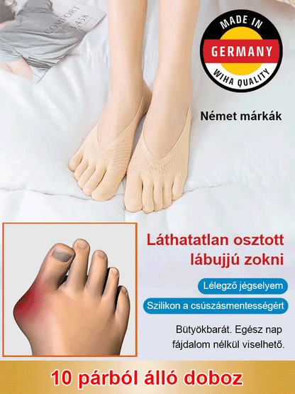 🧦50% έκπτωση👣Unisex αόρατες διορθωτικές κάλτσες με πέντε δάχτυλα