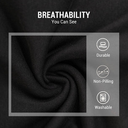 Men's High Neck Slim Fit T-Shirt - Stretchy & Breathable Fabric, Modern Style for Gym or Casual Wear