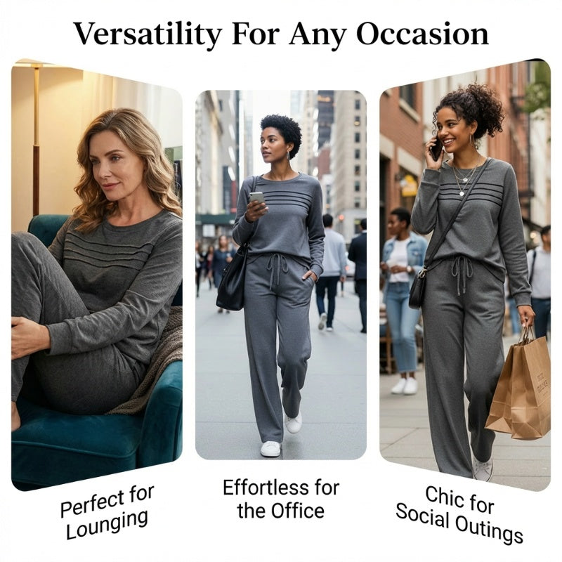 🔥 Women's Two-Piece Lounge Set✨ Less Time Styling. More Ways to Wear.