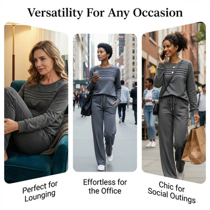 🔥 Women's Two-Piece Lounge Set✨ Less Time Styling. More Ways to Wear.