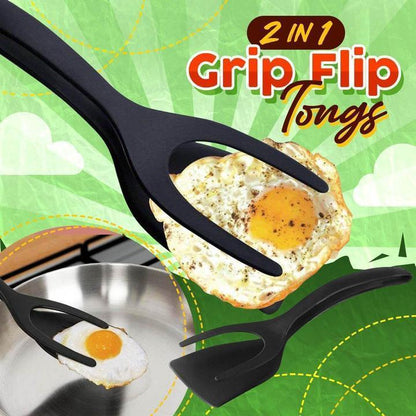 🍳 Λαβίδες σπάτουλας κουζίνας 2 σε 1