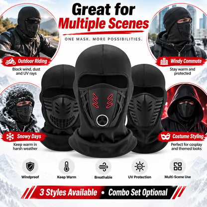 🔥Full-Face Windproof, Winter Warmth❄️ Unisex Full Face Mask – Full Coverage, Windproof & Warm ✨