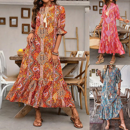 【M-2XL】🌸Φλοράλ καλοκαιρινά φορέματα για γυναίκες