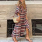 💖 Γυναικεία κομψά flared μανίκι Floral Boho φορέματα