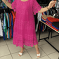 💝 φόρεμα με κοντό μανίκι από δαντέλα👗