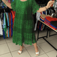 💝 φόρεμα με κοντό μανίκι από δαντέλα👗