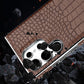 Crocodile Texture Phone Case with Kickstand for Samsung