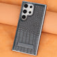 Crocodile Texture Phone Case with Kickstand for Samsung