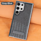 Crocodile Texture Phone Case with Kickstand for Samsung