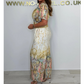 🌷 Boho τυπωμένη ολόσωμη φόρμα με φαρδιά πόδια