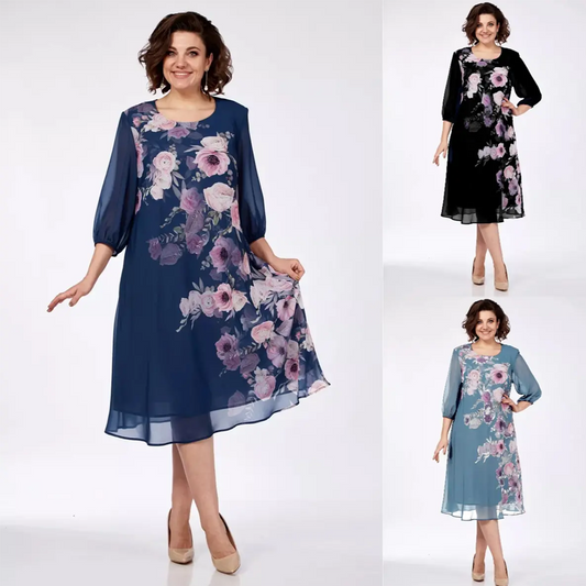 【S-4XL】🌺Άνοιξη/Καλοκαίρι 2025 συλλογή Τυπωμένα φορέματα
