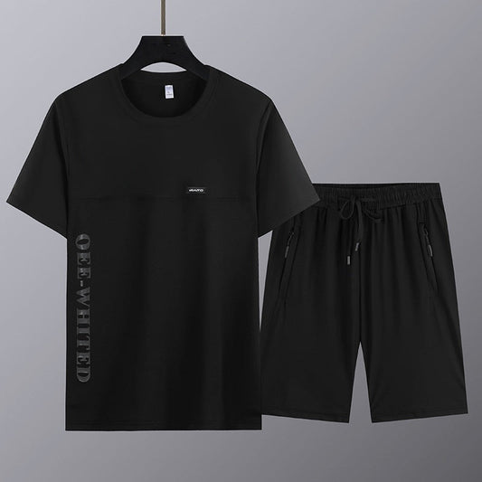 👕 Ανδρικό σετ 2 τεμαχίων με κοντά μανίκια και σορτς