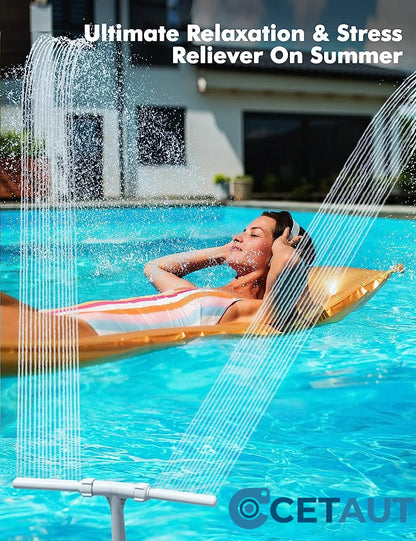 ⏳Ειδική προσφορά περιορισμένης διάρκειας⛱️Κρήνη οξυγόνου για ψύξη πισίνας με καταρράκτη