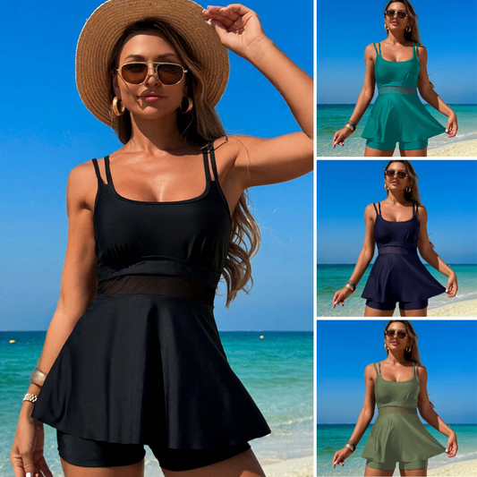 👙Γυναικείο μαγιό Tankini 2 τεμαχίων με ψηλή μέση✨