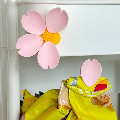 ⚡Παγκόσμιες Εκπτώσεις🌸Κλιπ μαγνήτη ψυγείου με λουλούδια για αποθήκευση τροφίμων🌸