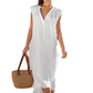 Women's Elegant Sleeveless V-Neck Dress