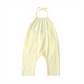 Girls' Soft Casual Backless Jumpsuit