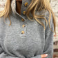 Women's Stand-Up Collar Pullover with Buttons