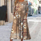 Round Neck Floral Print Dress