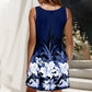 Women’s Floral Print Sleeveless Dress