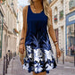 Women’s Floral Print Sleeveless Dress