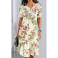 Women's Casual Print Short Sleeve Dress