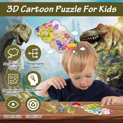 🦖  50% έκπτωση 🧩 Εκπαιδευτικά τρισδιάστατα παζλ✨
