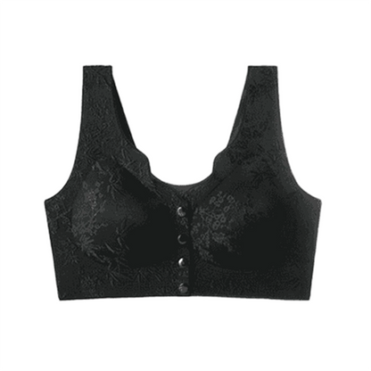 ⏳LAST WEEK SALE -ONLY £7.99!!!💚💐Front-Clasp Wire-Free Seamless Bra - Ultra-Soft Support with All-Day Comfort for a Smooth Silhouette 🌸✨