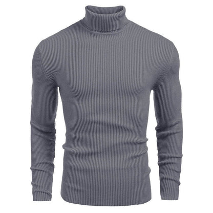 💯 Premium Softness | Men's Soft Knit Turtleneck Sweater