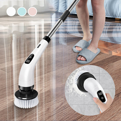 🧼 Προσφορά περιορισμένης διάρκειας! 🔋 Σετ ηλεκτρικών βουρτσών καθαρισμού 9 σε 1 – Αντικαταστάσιμες κεφαλές βουρτσών, ισχυρή περιστροφή, ιδανικές για καθαρισμό κουζίνας, μπάνιου και πλακιδίων 🏠