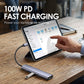 ⚡Φορητός διανομέας USB-C 5 σε 1 με έξοδο HDMI 4K