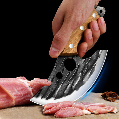🔪Χειροποίητο σφυρήλατο μαχαίρι μπαλτάς με θήκη