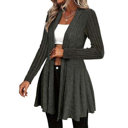 🌸🧥New Arrivals - Elegant Open Cardigan with Knit Texture – Soft Comfort and Versatile Style for Any Occasion
