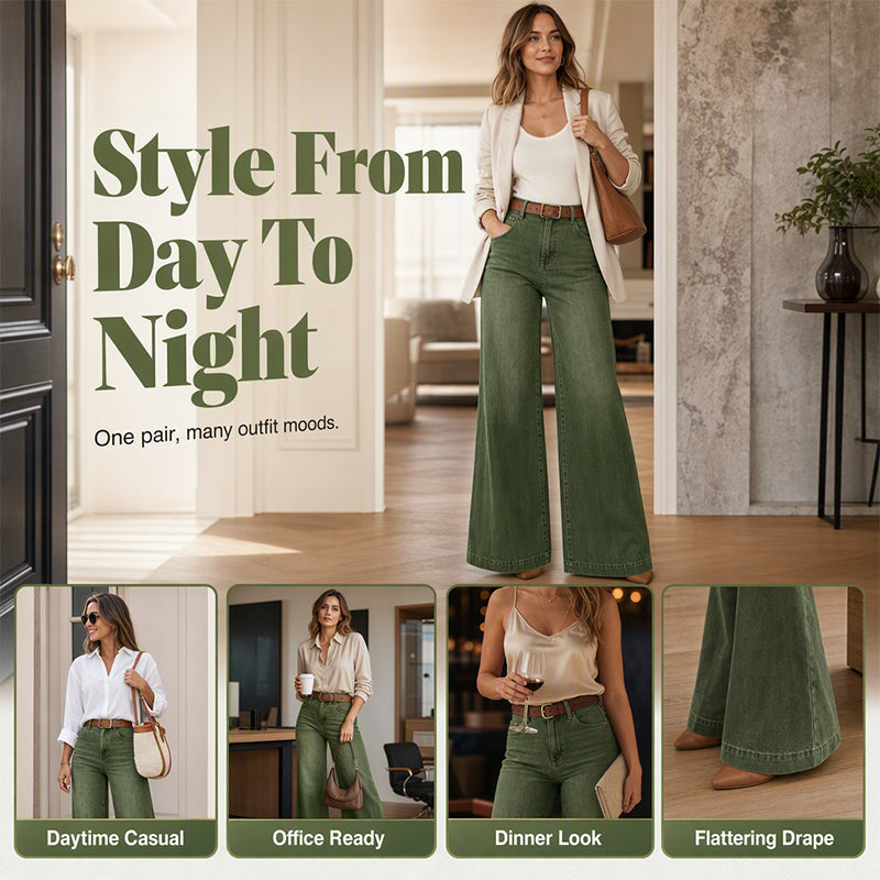 🍂 2026 AUTUMN NEW ARRIVAL 🥰👖Leg-Lengthening Wide-Leg Jeans