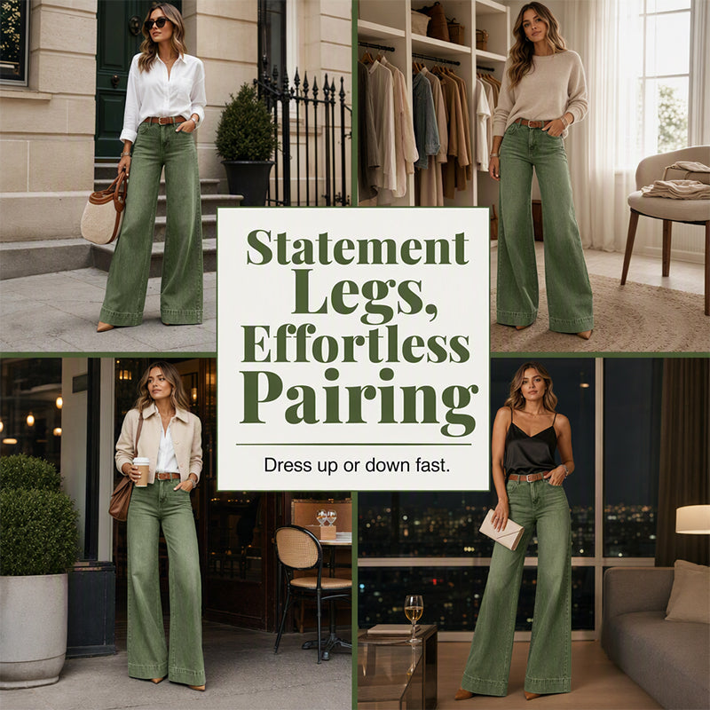 🍂 2026 AUTUMN NEW ARRIVAL 🥰👖Leg-Lengthening Wide-Leg Jeans