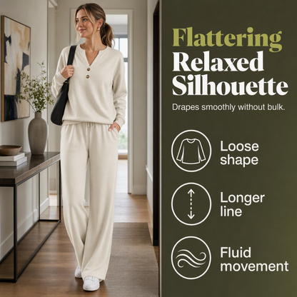 👗✨Women's Effortless Top & Wide-leg Pants Set✨𝘉𝘶𝘺 𝘢𝘯𝘺 2 𝘢𝘯𝘥 𝘨𝘦𝘵 𝘢𝘯 𝘦𝘹𝘵𝘳𝘢 10% 𝘥𝘪𝘴𝘤𝘰𝘶𝘯𝘵