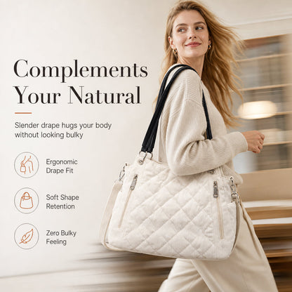 👜 More Space, Less Clutter | Women's Quilted 3-Way Shoulder Bag✨𝘉𝘶𝘺 𝘢𝘯𝘺 2 𝘢𝘯𝘥 𝘨𝘦𝘵 𝘢𝘯 𝘦𝘹𝘵𝘳𝘢 10% 𝘥𝘪𝘴𝘤𝘰𝘶𝘯𝘵