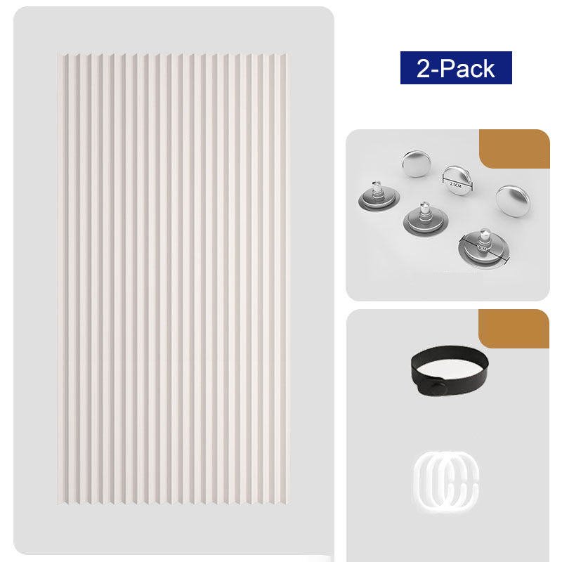 No-Drill Magnetic Accordion Door Curtain