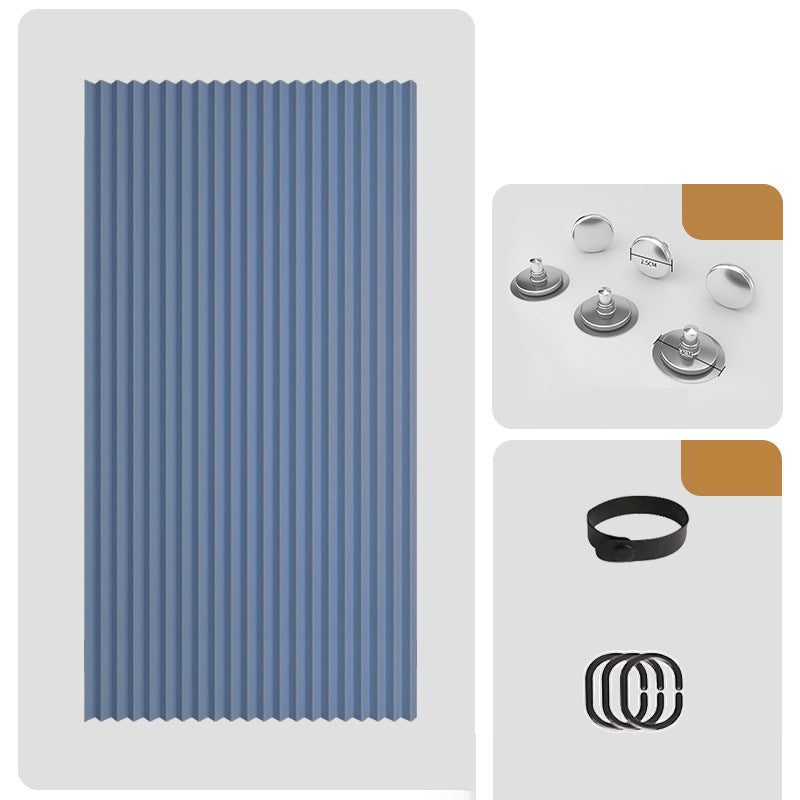 No-Drill Magnetic Accordion Door Curtain