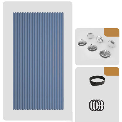 No-Drill Magnetic Accordion Door Curtain