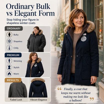 🧥 Women's Parka Jacket – 🍂☁️ Hooded Design & Warm Lining | Wind & Cold Protection, Easy Outings ✨