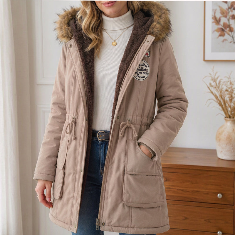 🧥 Women's Parka Jacket – 🍂☁️ Hooded Design & Warm Lining | Wind & Cold Protection, Easy Outings ✨