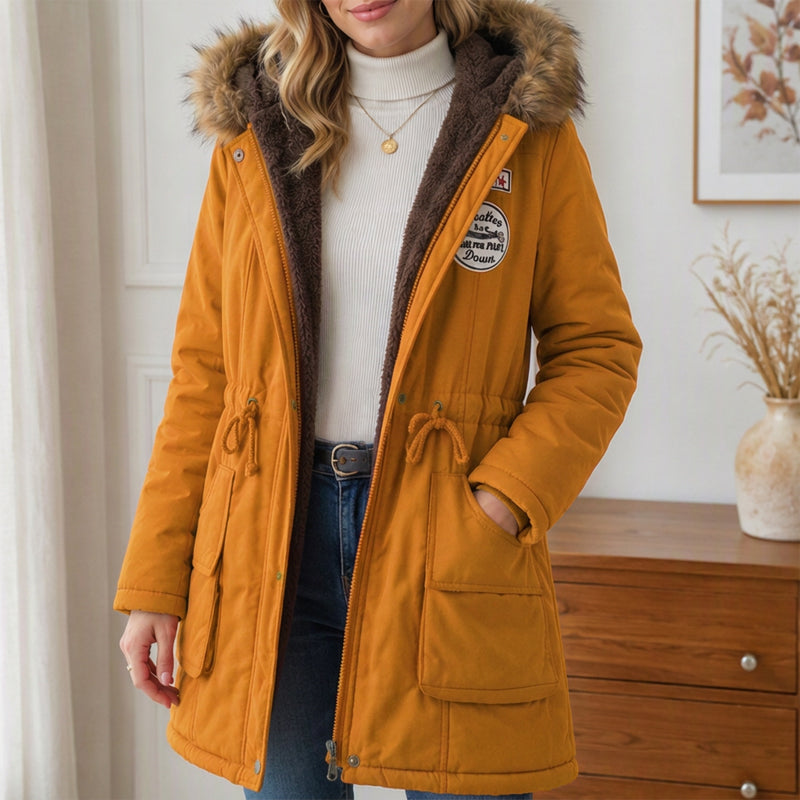 🧥 Women's Parka Jacket – 🍂☁️ Hooded Design & Warm Lining | Wind & Cold Protection, Easy Outings ✨