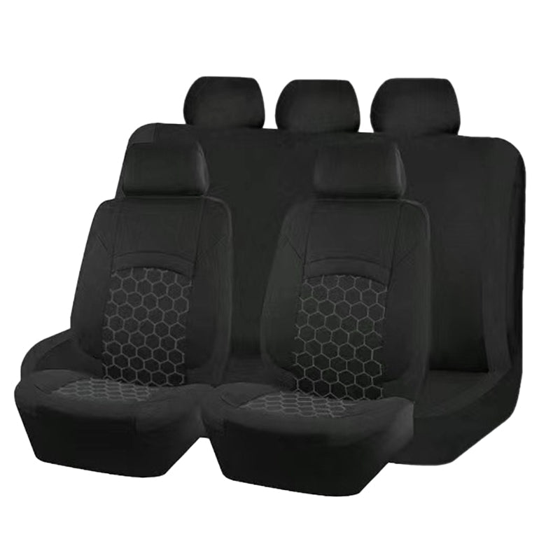 Universal 9-Piece Car Seat Cover Set for 5-Seat Vehicles