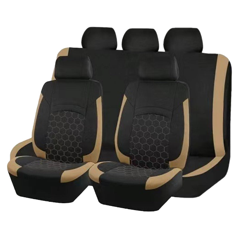 Universal 9-Piece Car Seat Cover Set for 5-Seat Vehicles