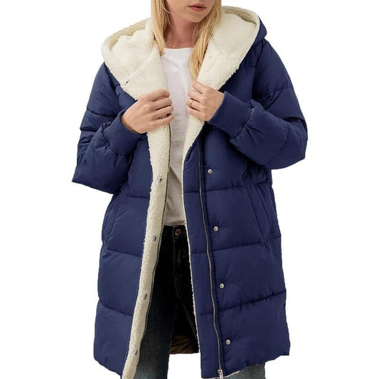🥳🎉New Season Essentials!!🎉Women's Mid-Length Padded Coat with Hood