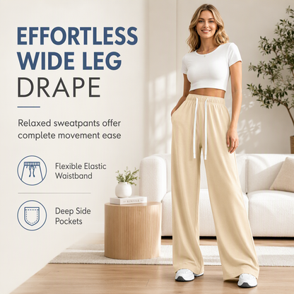 👖Women's Casual Loose Wide-Leg Sweatpants